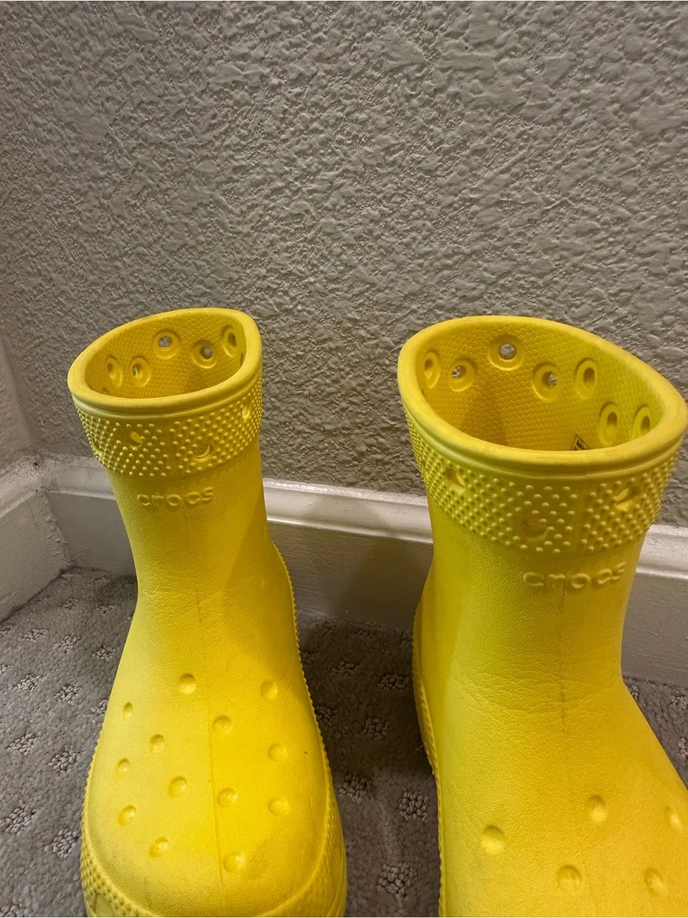 Crocs Kids' Yellow Boots